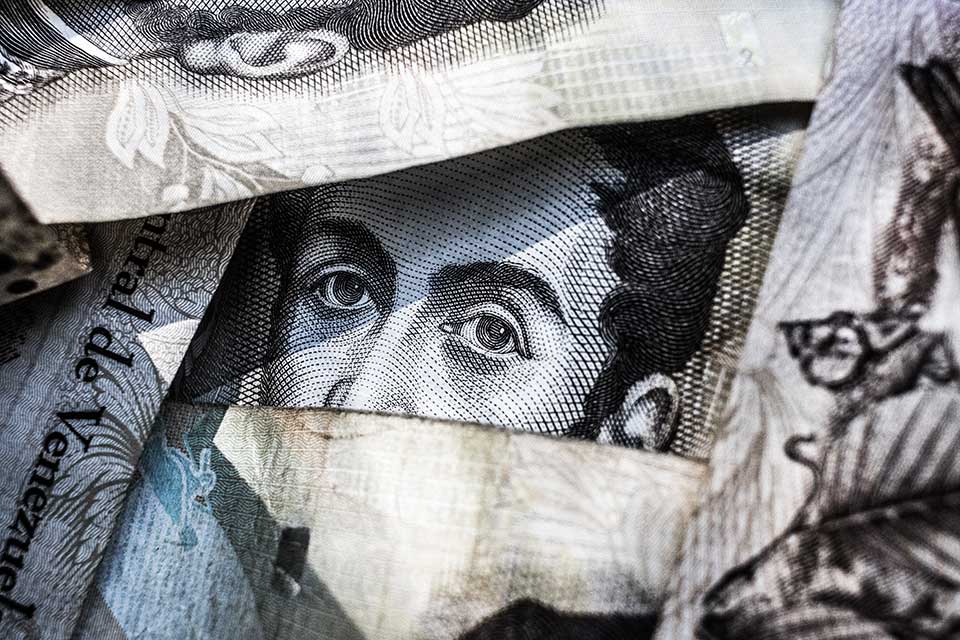 Hidden face in a banknote
